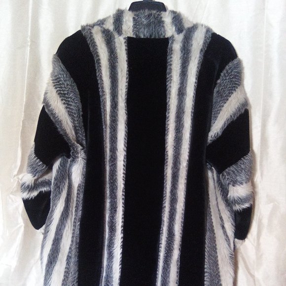 Rare Find "Saint Laurent" Faux Fur Coat - Picture 2 of 16